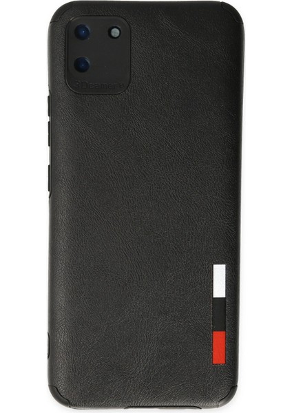 Realme C11 Kılıf Loop Deri Silikon - Siyah Svlrs