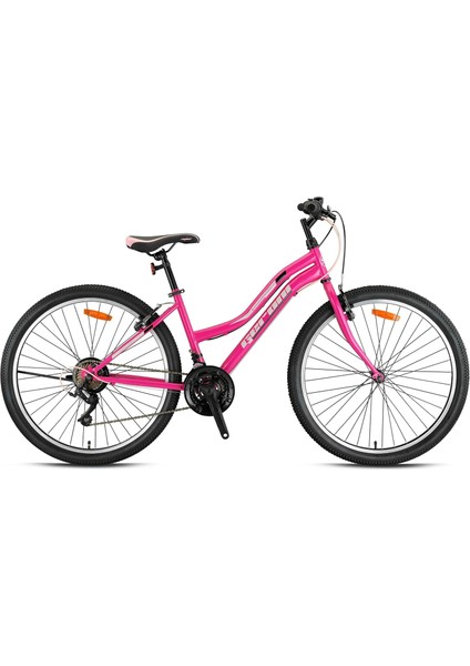 Swan Lady - 24" - Mtb -14'- 21 Vites - V.b - Pembe-Siyah/toz Pembe