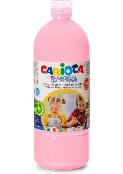 Tempera Suluboya Süper Yıkanabilir Pembe 1000 Ml.