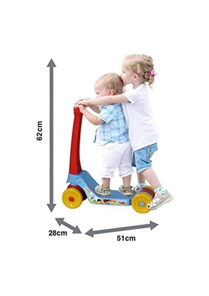 Çocuk Scooter, 4 Tekerlek, 545 x 225 x 170 Cm, +1 Yaş Için fiyatları