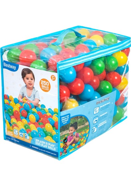 Splash & Play 250 Oyun Topu Çok Renkli