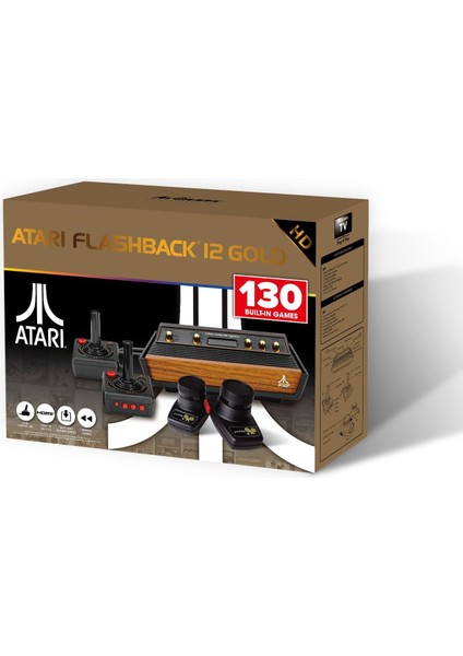 Games Atari Flashback 12 Gold Hd - Konsol Retro 130 Jeux