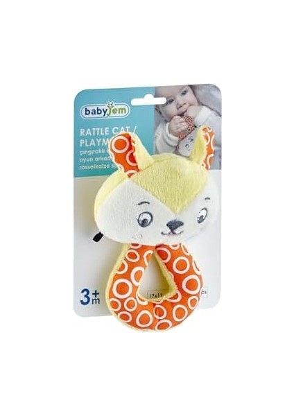 Çıngıraklı Oyun Arkadaşım Kedi Bebek Oyuncak