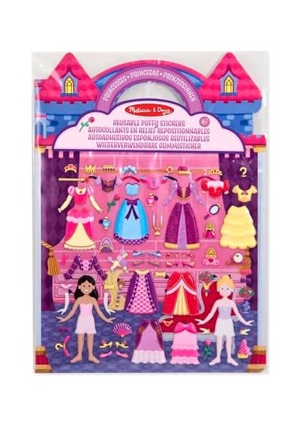 & Doug - 19100 - Tekrar Kullanılabilir Gummisticker Prenses modelleri