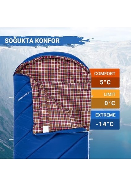 350 Relax -15°c Uyku Tulumu Navy modelleri