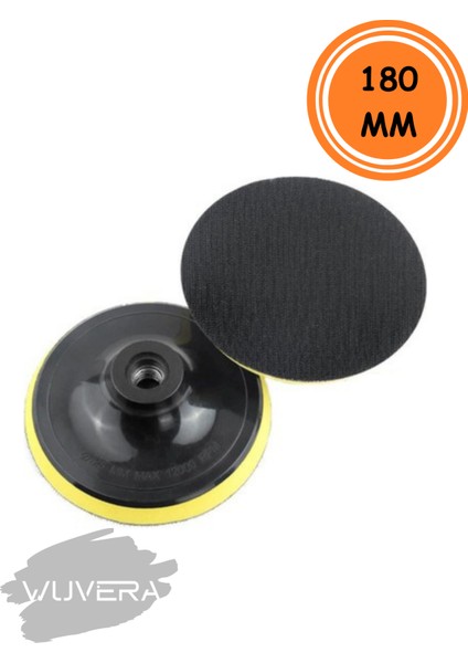 180 mm Cırt Zımpara Tabanı – Pratik Tak-Çıkar Zımpara Başlığı