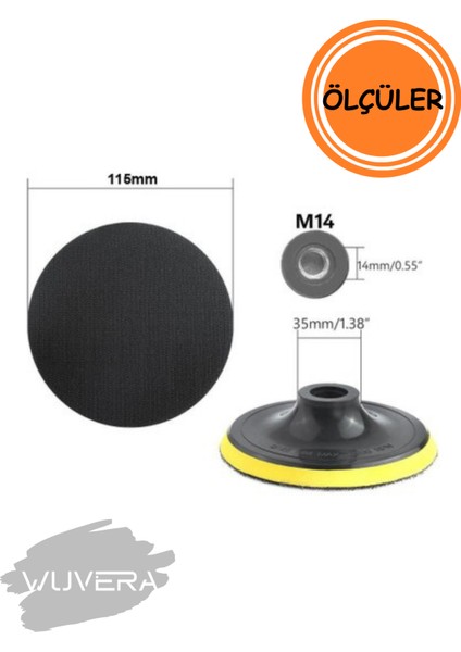 180 mm Cırt Zımpara Tabanı – Pratik Tak-Çıkar Zımpara Başlığı fırsatları