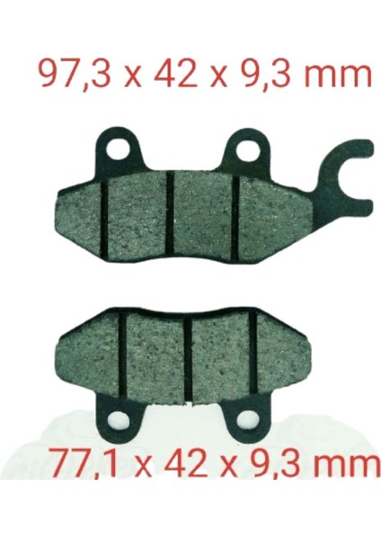 Tvs Ön Fren Disk Balatası Ask FA197 Apache-Yamaha Crypton Ym-Ybr 250-CBF 250