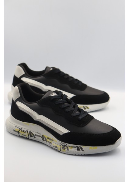 Erkek Sneaker Siyah Ayakkabı fırsatları