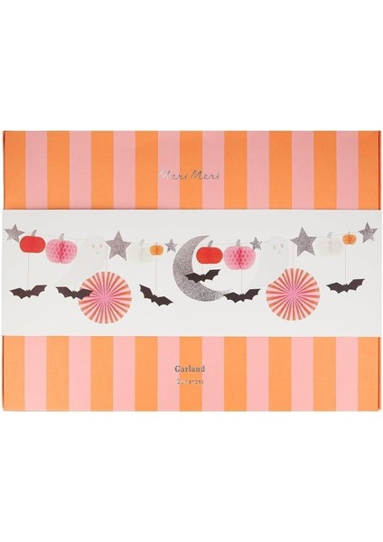 Meri - Pastel Honeycomb Halloween Garland - Halloween Pastel Tonlar Asılan Süs fiyatları