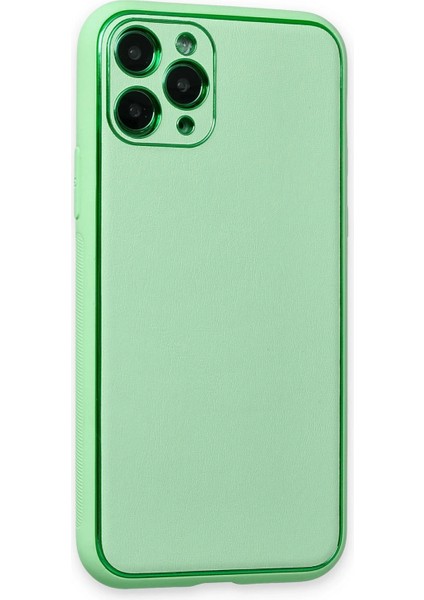 Iphone 11 Pro Kılıf Coco Deri Silikon Kapak - Açık Yeşil Svlrs fiyatları