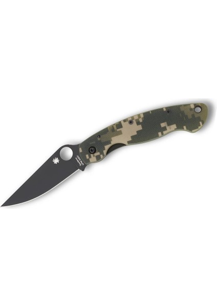 Military Model Camo G-10 Black Blade Plainedge Çakı