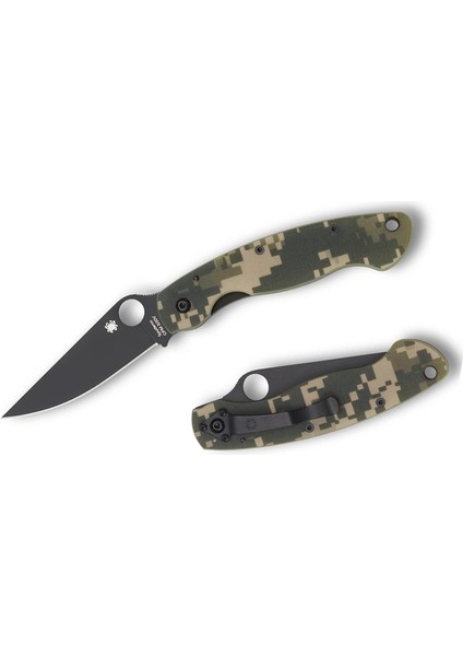 Military Model Camo G-10 Black Blade Plainedge Çakı fiyatları