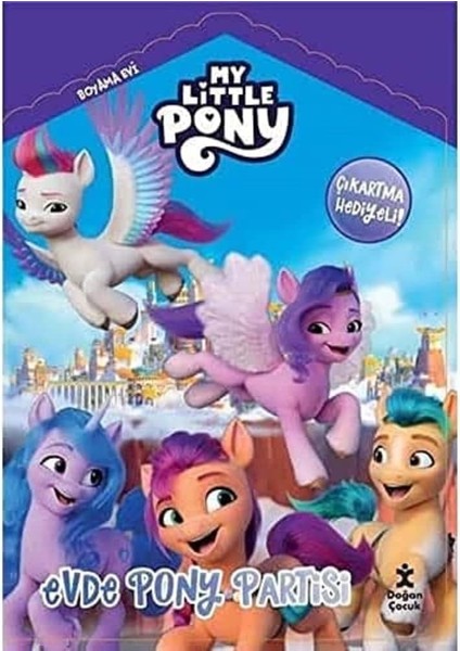 Little Pony Boyama Evi Evde Pony Partisi