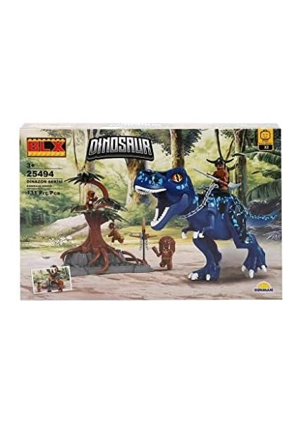 Blx Dinosaur Dinozor ve Savaşçılar 131 Parça 25494 modelleri