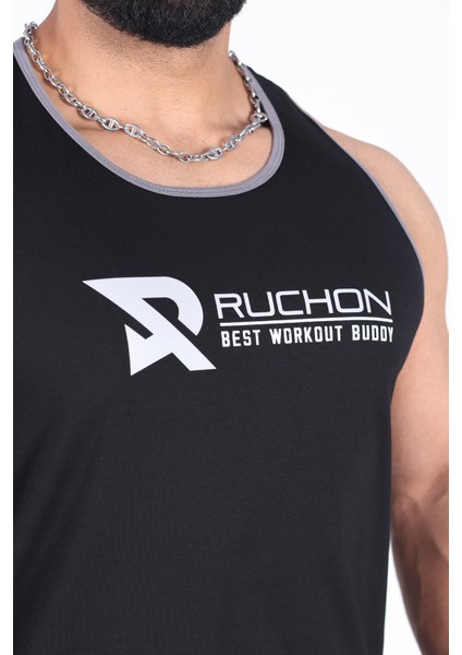 Tank Top - Best Workout Erkek Rahat Fit Sporcu Atlet - Fitness & Antrenman Giyim - %100 Pamuklu Kumaş indirimleri