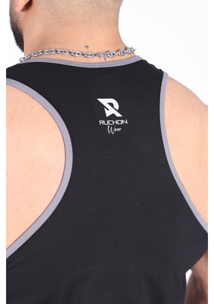 Tank Top - Best Workout Erkek Rahat Fit Sporcu Atlet - Fitness & Antrenman Giyim - %100 Pamuklu Kumaş
