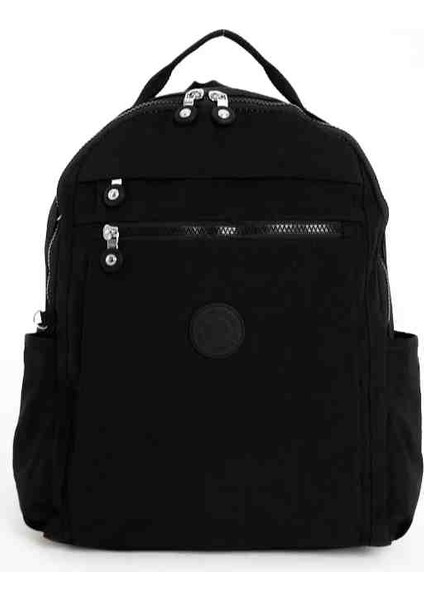 Eflan Moda Kırın Kır Kumaştan Çok Bölmeli Unisex Laptop Okul ve Günlük Kullanıma Uygun Sırt Çantası