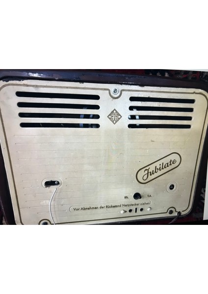 Telefunken Jubilate Ahşap Kasa Antika Radyo 32 cm 23 cm 16 cm Ölçülerinde Fm Li fırsatları