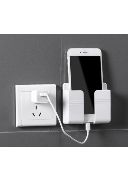 Thinkpositive Telefon ve Kumanda Standı Plastik Krem Renk