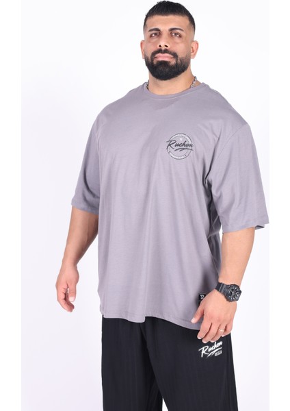 Bigsize - Tshirt Bodybuilding Co. Erkek Geniş Kalıp Sporcu Tişört - Fitness & Spor Giyim - Rahat Pamuklu Kumaş fırsatları