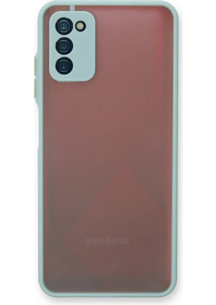 Samsung Galaxy A03S Kılıf Montreal Silikon Kapak - Turkuaz Svlrs