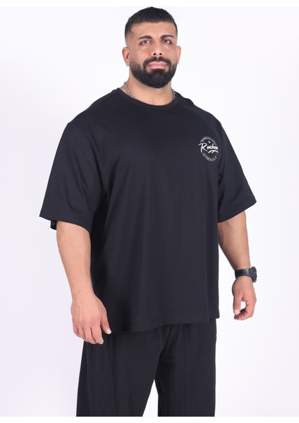 Bigsize - Tshirt Bodybuilding Co. Erkek Geniş Kalıp Sporcu Tişört - Fitness & Spor Giyim - Rahat Pamuklu Kumaş modelleri