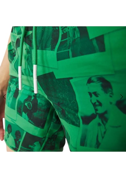 L!ve Unisex Baskılı Yeşil Mayo Şort modelleri