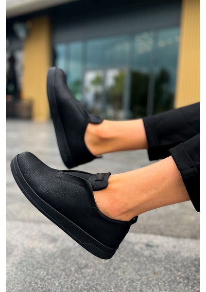 J195 Rigidus Ortopedik Taban Günlük Cilt Erkek Sneaker Spor Ayakkabı Cst Siyah indirimleri