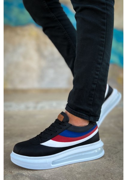 J171 Ariaso Ortopedik Taban Günlük Cilt Erkek Sneaker Spor Ayakkabı Cbt Siyah fiyatları