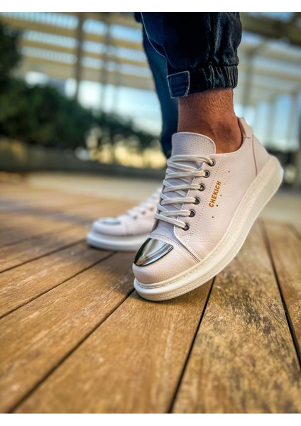 J175 Mirror Ortopedik Taban Günlük Cilt Erkek Sneaker Spor Ayakkabı Cbt Beyaz fiyatları