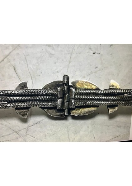Antika Gümüş Çocuk Kemeri Açık Halde 72 cm Uzunluğunda 82,8 Gram Ağırlığında modelleri