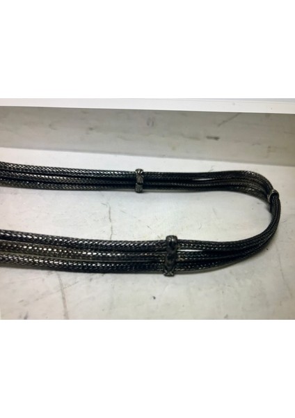Antika Gümüş Çocuk Kemeri Açık Halde 72 cm Uzunluğunda 82,8 Gram Ağırlığında