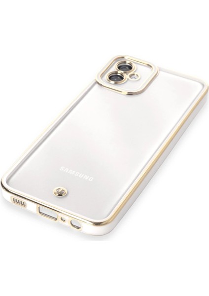 Samsung Galaxy A04E Kılıf Liva Lens Silikon - Beyaz Svlrs modelleri