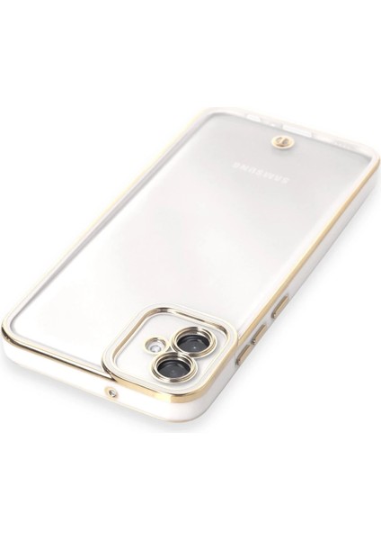 Samsung Galaxy A04E Kılıf Liva Lens Silikon - Beyaz Svlrs fırsatları