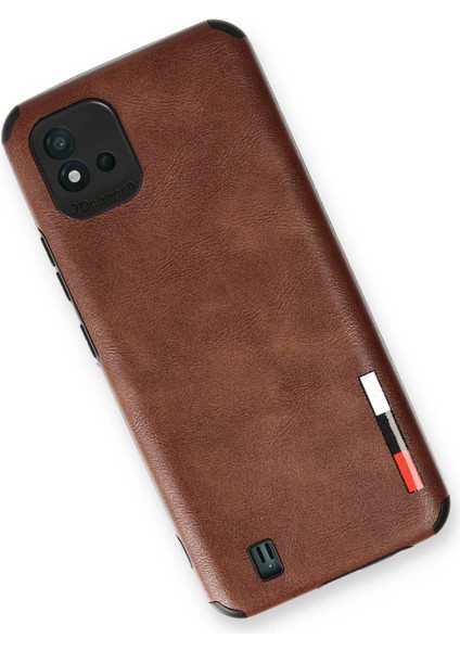 Realme C11 2021 Kılıf Loop Deri Silikon - Kahverengi Svlrs modelleri