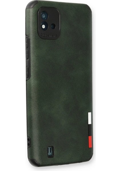 Realme C11 2021 Kılıf Loop Deri Silikon - Yeşil Svlrs fiyatları
