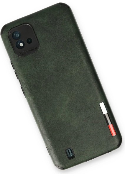 Realme C11 2021 Kılıf Loop Deri Silikon - Yeşil Svlrs modelleri