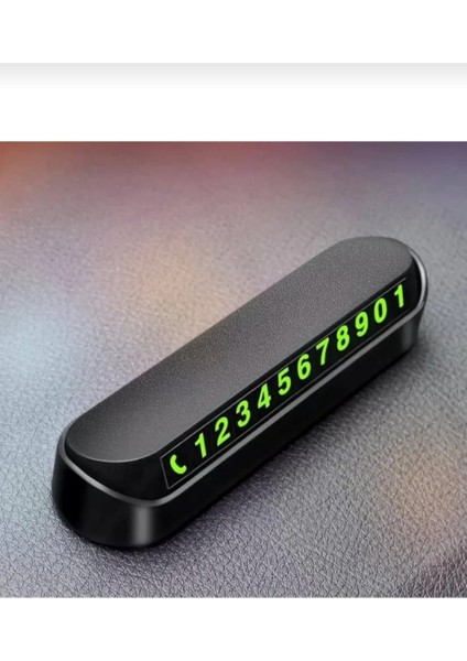 Fosforlu Kaliteli Aç-Kapa Araç Park Telefon Numaratörü Mıknatıslı Rakamlı Dayanıklı
