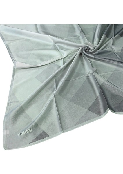 Mısırlı Eşarpları Emprime Sport Kristal Ekose Desenli Eşarp