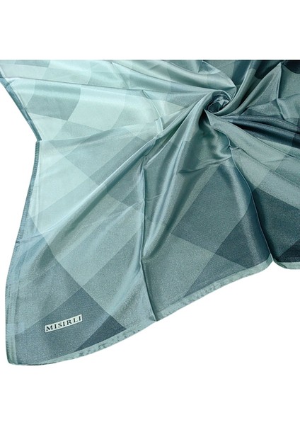 Mısırlı Eşarpları Emprime Sport Kristal Ekose Desenli Eşarp