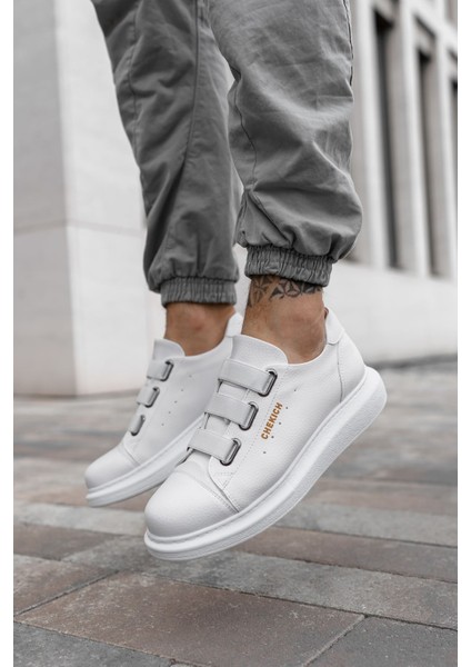 J253 Mirror Non Ortopedik Taban Günlük Cilt Erkek Sneaker Spor Ayakkabı Cbt Beyaz fiyatları