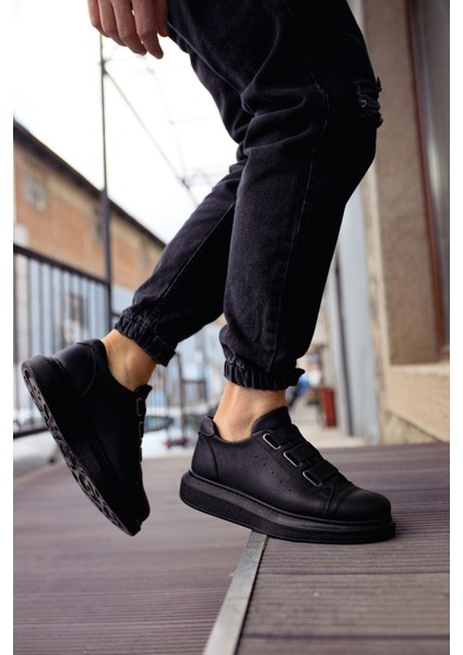 J253 Mirror Non Ortopedik Taban Günlük Cilt Erkek Sneaker Spor Ayakkabı Cst Siyah fiyatları