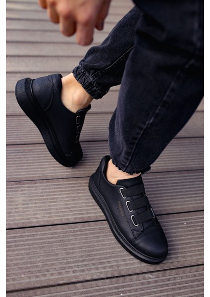 J253 Mirror Non Ortopedik Taban Günlük Cilt Erkek Sneaker Spor Ayakkabı Cst Siyah fırsatları