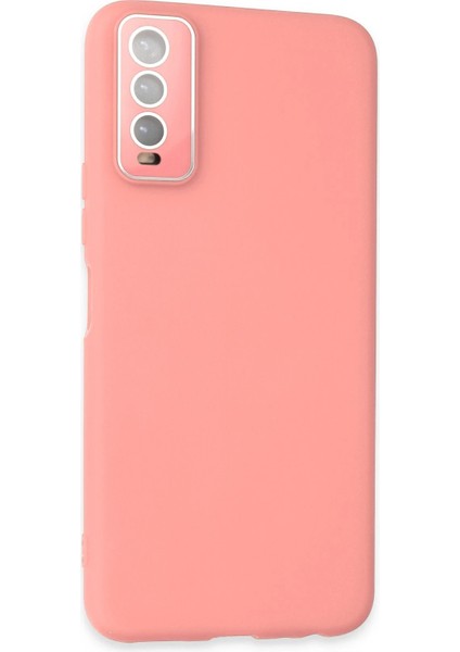 Vivo Y11S Kılıf Lansman Glass Kapak - Pembe Svlrs fiyatları