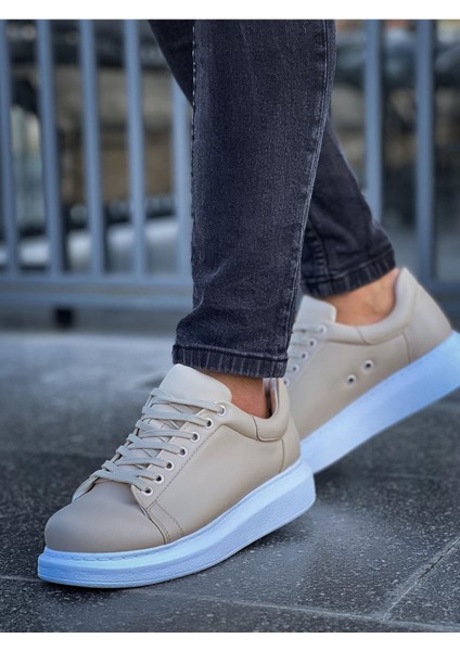 J257 Estrella Ortopedik Taban Günlük Cilt Erkek Sneaker Spor Ayakkabı Cbt Krem fırsatları