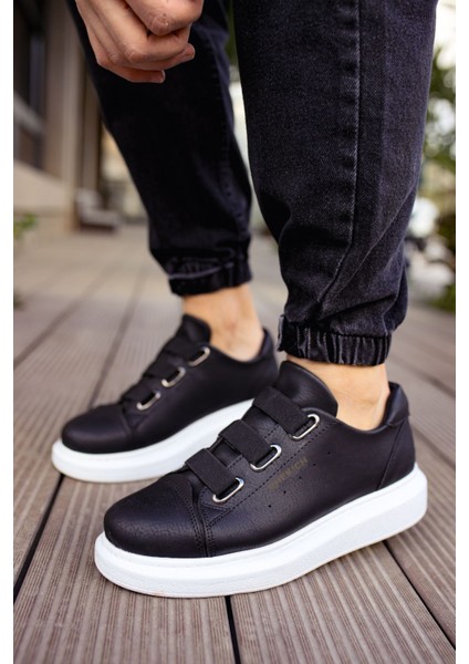 J253 Mirror Non Ortopedik Taban Günlük Cilt Erkek Sneaker Spor Ayakkabı Cbt Siyah fiyatları