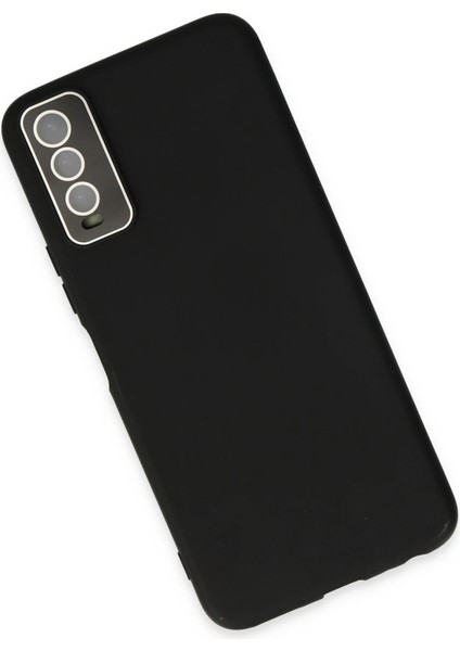 Vivo Y11S Kılıf Lansman Glass Kapak - Siyah Svlrs modelleri