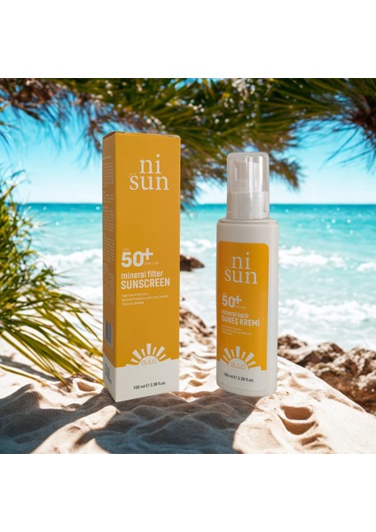 Nisun Mineral Güneş Kremi / Spf 50+ / Uva&uvb / 100 ml