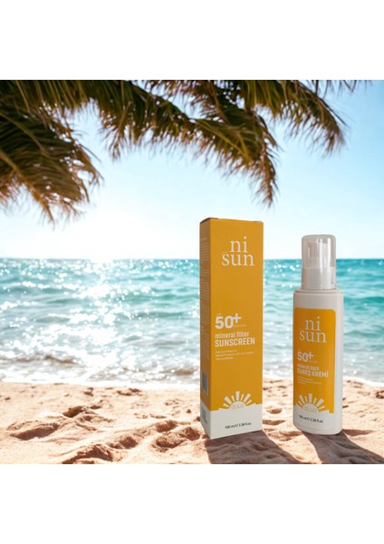 Nisun Mineral Güneş Kremi / Spf 50+ / Uva&uvb / 100 ml fırsatları